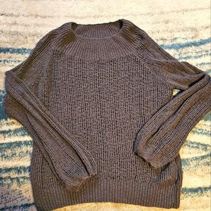 Grey billabong sweater size large such a cute sweater